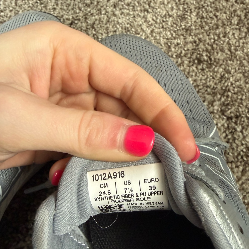 ASICS Gray Athletic Sneakers